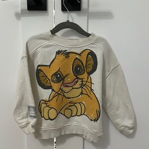 Zara Kids Disney Sweatshirt - the lion king